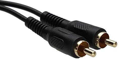 kenable Câble phono RCA simple pour appareils audio/vidéo DJ/TV/HIFI/CCTV Doré 20 m