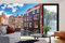 Vlies Fototapete BÖSCHUNGEN VON AMSTERDAM 375 x 250 cm (inkl. Kleister) - Vlies Tapete, Wandtapete, Wandbilder - Tapete für Wohnzimmer Schlafzimmer, Büro, Küche - Montagefertig