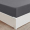 Mellanni Spannbettlaken 180x200cm Boxspringbett - Bis 40cm Matratzenhöhe - Weich, Knitterfrei, Rundum Elastisch - (180x200 cm, Grau)