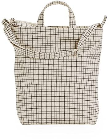 Große Nylon-Halbmond-Tasche, Natürliches Gitter, Classic