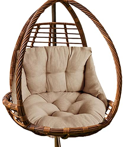 Schaukelstuhl-Kissen, Hängematten-Stuhl-Kissen, Garten-Hänge-Rattan-Schaukel-Stuhl-Pads, hängende Eier-Stuhl-Kissen, Ersatz für den Außenbereich, wasserdicht, Schaukelstuhl-Sitzkissen, Terrasse, Hof