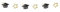 NEU Girlande Graduation aus Pappe, 3m