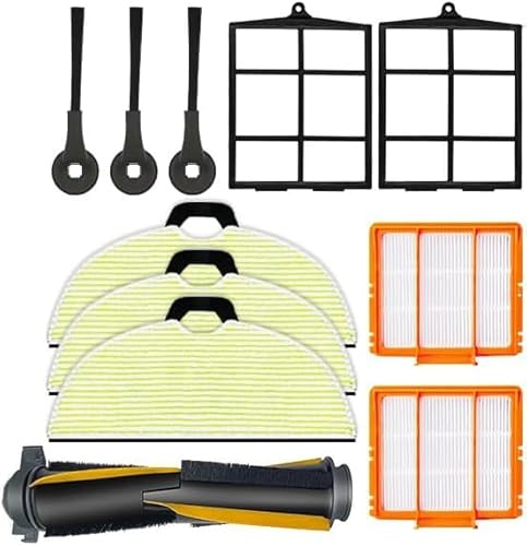DingGreat Pièces de rechange pour aspirateur robot Shark RV2001WD, AV2001WD - Kit d'accessoires avec brosse principale, filtre, chiffon, brosse latérale - Lot de 11 pour un entretien complet