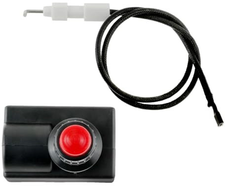 Yetaha Propane Electronic Pulse Gas Igniter Assembly with 400mm Electrode Ignition Cable Wire for Outdoor Gas Patio Heater Grill Stove, 15.75