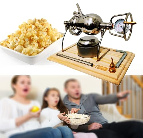 Olla para Palomitas de maíz, máquina China de Palomitas de maíz, máquina para Hacer Palomitas de maíz de Alta presión, Palomitas de maíz con Calentamiento de Fuego de Acero Inoxidable, para
