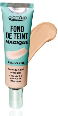 Glam'Up Paris - Fond de Teint Magique N°1-20 ml - Nude | Longue Tenue