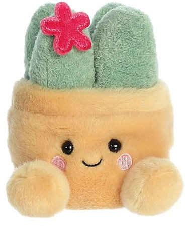 Aurora® Adorable Palm Pals™ Seyla Succulent ™ Animal de peluche, juego de bolsillo, diversión coleccionable, marrón, 5 pulgadas