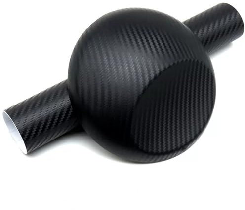 Selbstklebende Carbon Autofolie, Vinyl, Schutzfolie für Auto und Motorrad, matt schwarz, Innenraum, Lackschutzfolie, blasenfrei, mit Installationszubehör (3D Carbonfaser Schwarz, 300 * 30cm)