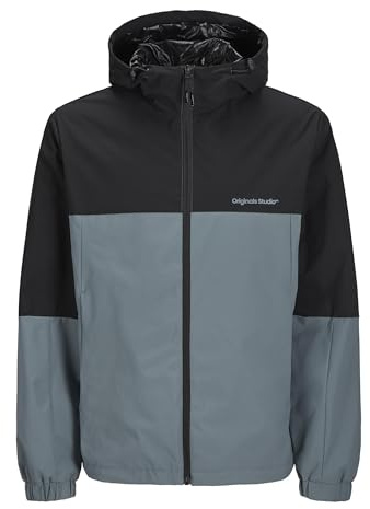 JACK & JONES Herren Jorvesterbro Hood Jacket Sn, Black, xx_l