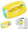 WYFDCZZP Sacchetto per Lavare Scarpe, Sacchetto Scarpe Lavatrice, Borsa per Lavaggio Scarpe Lavatrice, Rete Scarpe Lavatrice con Cerniera, Protegge Le Scarpe dai Danni (Giallo 1pcs)