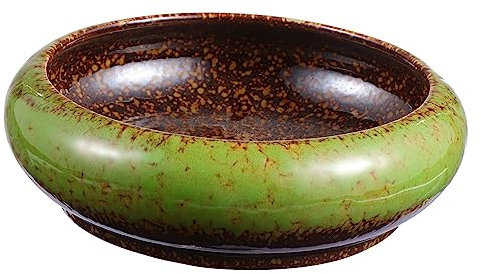 SEWOART Maceta suculenta macetero Interior Grande Mini contenedor de Cactus Linda Maceta de Animales ollas de Mesa decoración Vintage suculentas Maceta de cerámica decoración de Mesa Green