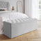 AZ Interiors Royal Furniture 90cm Wide Chesterfield Ottoman Storage Bench, Plush Velvet Bench with Storage, End of Bed Bench, Velvet Upholstered Coffee Table, Entryway Bench (Silver Velvet)