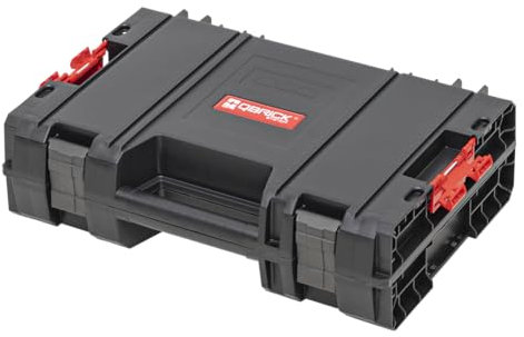Qbrick System Boîte À Outils Vide Caisse À Outils Boîte De Rangement Avec Mousse De Protection 450 x 322 x 126 mm Noir Rouge PRO