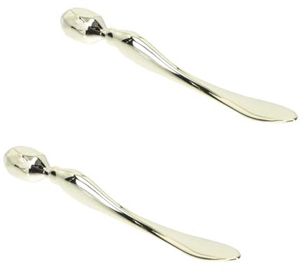 PAMINGONO Lot De 2 Bâtonnets De Crème Pour Les Yeux Dorés Pour Le Soin Du Visage Le Maquillage Mini De Massage Portable