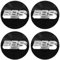 SANSHAOS Radnabenabdeckung Aufkleber Logo Radnabenkappen Zentralabdeckung Abzeichen für BBS 70mm, Nabendeckel Staubdicht Wasserdicht, 4 Stück