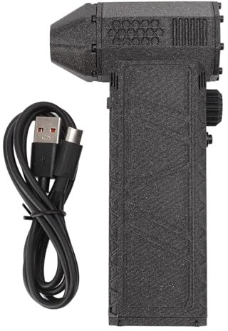 Bonbela Jet-Trockengebläse, 300.000 U/min, Elektrischer Luftzerstäuber, Jet-Ventilator, Stufenlose Geschwindigkeitsanpassung, Typ C, QC15W, Schnelles Aufladen für Computer,