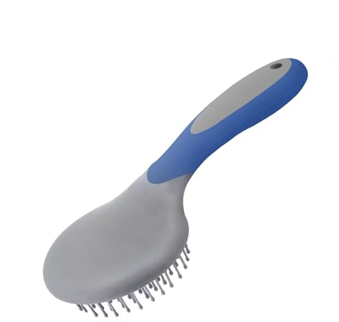 Brosse à queue de cheval - Brosse de toilettage | Brosse à crinière et queue, peigne à queue de cheval avec poignée humanisée, peigne à queue de cheval avec poignée antidérapante