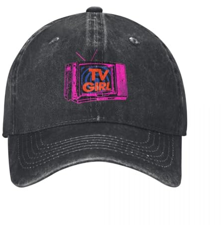 Fashion TV Girl Neon Baseball Caps Unisex Style Distressed Denim Sonnenkappe Hip Hop Musik Outdoor Aktivitäten Verstellbare Kappen Hut