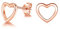 Deyanse Silber Ohrstecker für Damen Mädchen, 925 Sterling Silber Flach Herz Ohrstecker, Hypoallergen Ohrringe Silber 925 Stecker, Knorpel Schlafen Ohrringe Ohrstecker Klein Ohrschmuck in Geschenkbox
