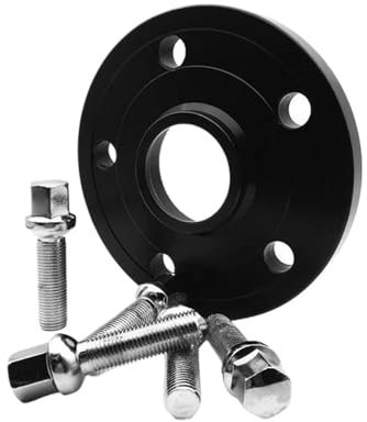 Auto Spurverbreiterungen Für Peugeot 308 3008 407 2 Stück Spurverbreiterungsadapter Auto-Spurverbreiterung PCD 5x108 CB 65,1 Mm Auto-Spurverbreiterung Spurverbreiterungen(Black adapter 15mm)