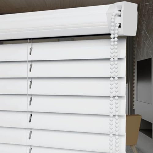 Horizontale Jalousie aus Aluminium für Fenster, individueller Sichtschutz und Sonnenschutz, Metalllamellen, Innenjalousien, Breite x Höhe (50 cm x 200 cm)