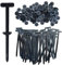 Nylon Universal Cable Tie Buckle, Collier de Serrage Serre-Câbles Robustes, liens de serrage plastique, zip ties support pour serre-câbles zippés en nylon autobloquant robuste (100pcs)