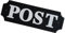Mailbox Wall Labels Letterboxes Sign Plaques Name Badge POST Sign Plate For Home Decorations Easy Installation