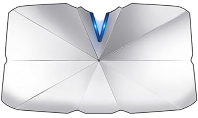 YHQKJ Parasol Coche Delantero para Seat Leon ST 5dr Estate 2017-2021, Paraguas Parasoles Parabrisas Plegable Protección Solar Protector de Pantalla Accesorios,A/125cm*65cm-B