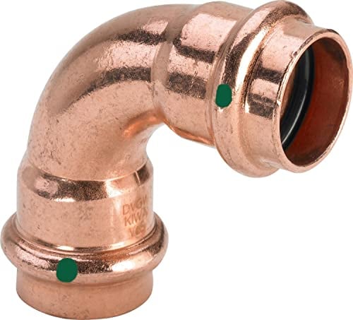 VIEGA Coude cuivre à sertir 90° - Femelle Femelle ø28 - Raccord et tube