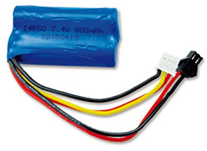 Amewi 28889 - Batteria agli ioni di litio da 7,4 V, 800 mAh per auto 1:12 HBX RC Cars