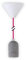 LEDmaxx PLB009 A to E, Deko Set Textilkabel mit Beton- Lampenfassung, 100 W, E27, weiß, 12 x 12 x 14 cm