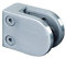 Pince à verre ronde 64mm en inox 316 pour plat
