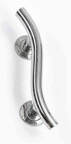 Nrs Healthcare Spa Barre d'Appui Incurvée en Acier Inoxydable Différentes Tailles