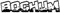 Samunshi® Wandtattoo Bochum Schriftzug Skyline schwarz