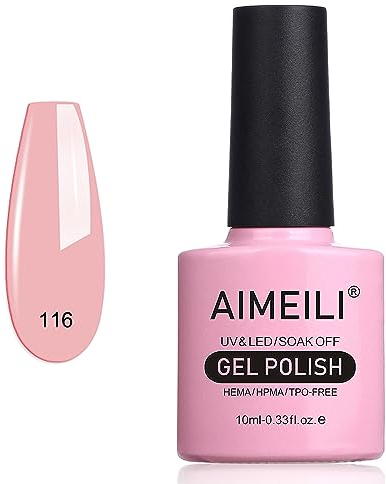 AIMEILI UV LED Gellack ablösbarer Gel Nagellack Gel Polish - Camellia Japonica (116) 10ml