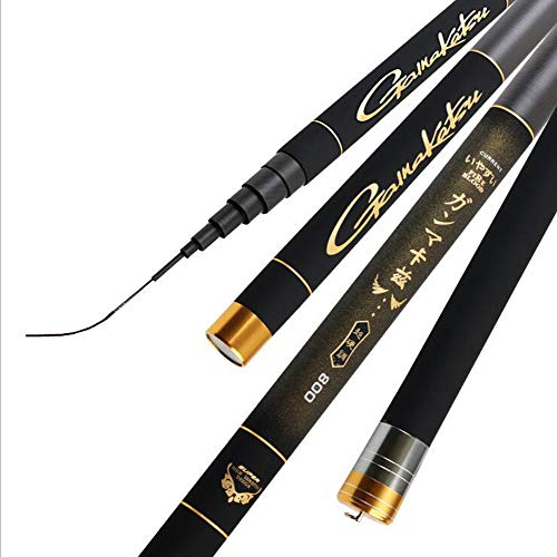 Zyy Kohlenstoff Angelrute 8-15 Meter Langer Abschnitt sehr schwierig Ultraleicht Angelausrüstung Fern Grosser Fisch (größe : 15m)