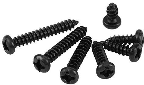 Hilitand 500pcs M3 Cross Drive Button Head Self-Tapping Screws Kit with Box (Carbon Steel)