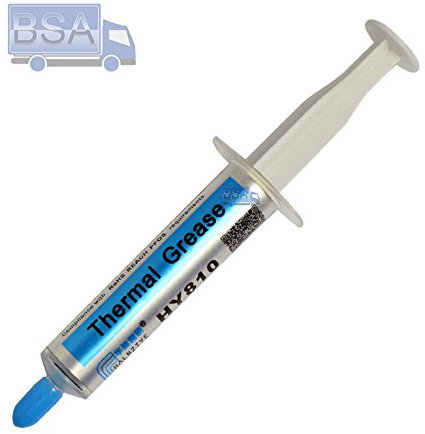 Halnziye 10 x Pâte Thermique pour CPU HY810 5 g Gris 4.63 W/m-k Thermal Grease 10 x