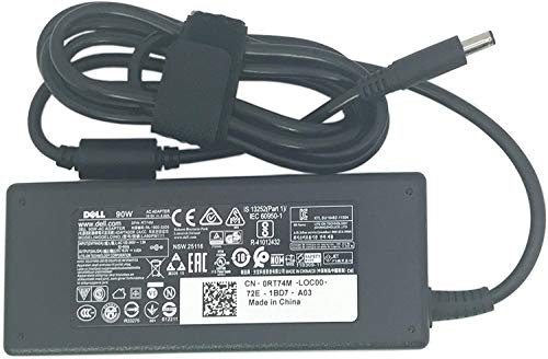 Dell Genuine 90W 4.5mm Slim Black Power Adapter Charger for Inspiron and Vostro Part Numbers 450-AFMY RT74M