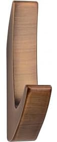 SIRO Kleiderhaken Altenbeken, Modern, Design, Druckguss messing schwarz gebürstet, 81 mm x 40 mm x 15 mm, LA 32 mm, 2433/ZN79