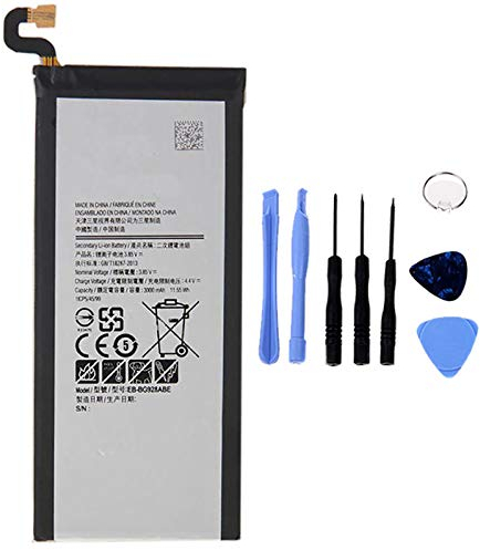 BATTERIA COMPATIBILE CON SAMSUNG GALAXY S6 EDGE+ PLUS G928F EB-BG928ABE AD ALTA CAPACITÀ 3000MAH CON KIT SMONTAGGIO INCLUSO