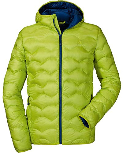 Schöffel Herren Down Jacket Keylong2, leichte und warme Daunenjacke für Männer, atmungsaktive Winterjacke für Skitouren, tender shoots, 48