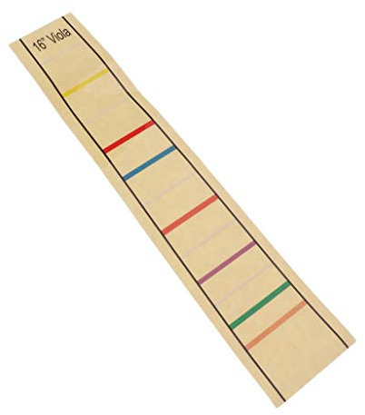 Gazechimp Viola Lernen Griffbrett Griffbrett Aufkleber Label Viola Violine Positionsmarker - 16inch Vollgröße