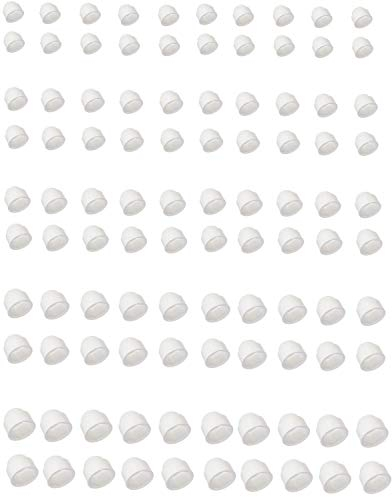 20x CACHE ECROU CAPUCHON BOUCHON PLASTIQUE BLANC VIS AUTO M4 M5 M6 M8 M10 M12 M14 M16 M20 M24 M30 (Diamètre M10 / Hex 17mm)