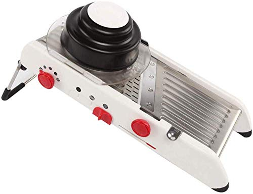 Adjustable Mandolin Slicer with Spiralizer Vegetable Slicer - Veggie Slicer Mandolin Slicer with Julienne Grater - Slicer Mandolin Cutter - Vegetable Cutter