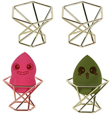 4 Pcs Makeup Sponge Holder, Makeup Blender Storage