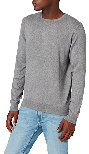 ONLY & SONS Herren Pullover ONSWYLER Life - Regular Fit XS S M L XL XXL, Größe:XXL, Farbe:Medium Grey Melange 22020088