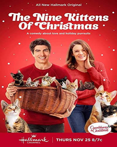 The Nine Kittens of Christmas Poster, 30 x 40 cm