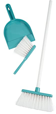 Smoby - Set Ménage - 3 Accessoires - Balai, Balayette, Pelle - A Partir de 3 Ans - Fabrication Française