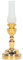 Keenso Puppenhaus Schreibtischlampe, 1:12 Puppenhaus LED Realistische Mini Retro Schreibtischlampe Metall Mattschirm Tischlampe für Puppenhaus Dekoration Simulationsmöbel